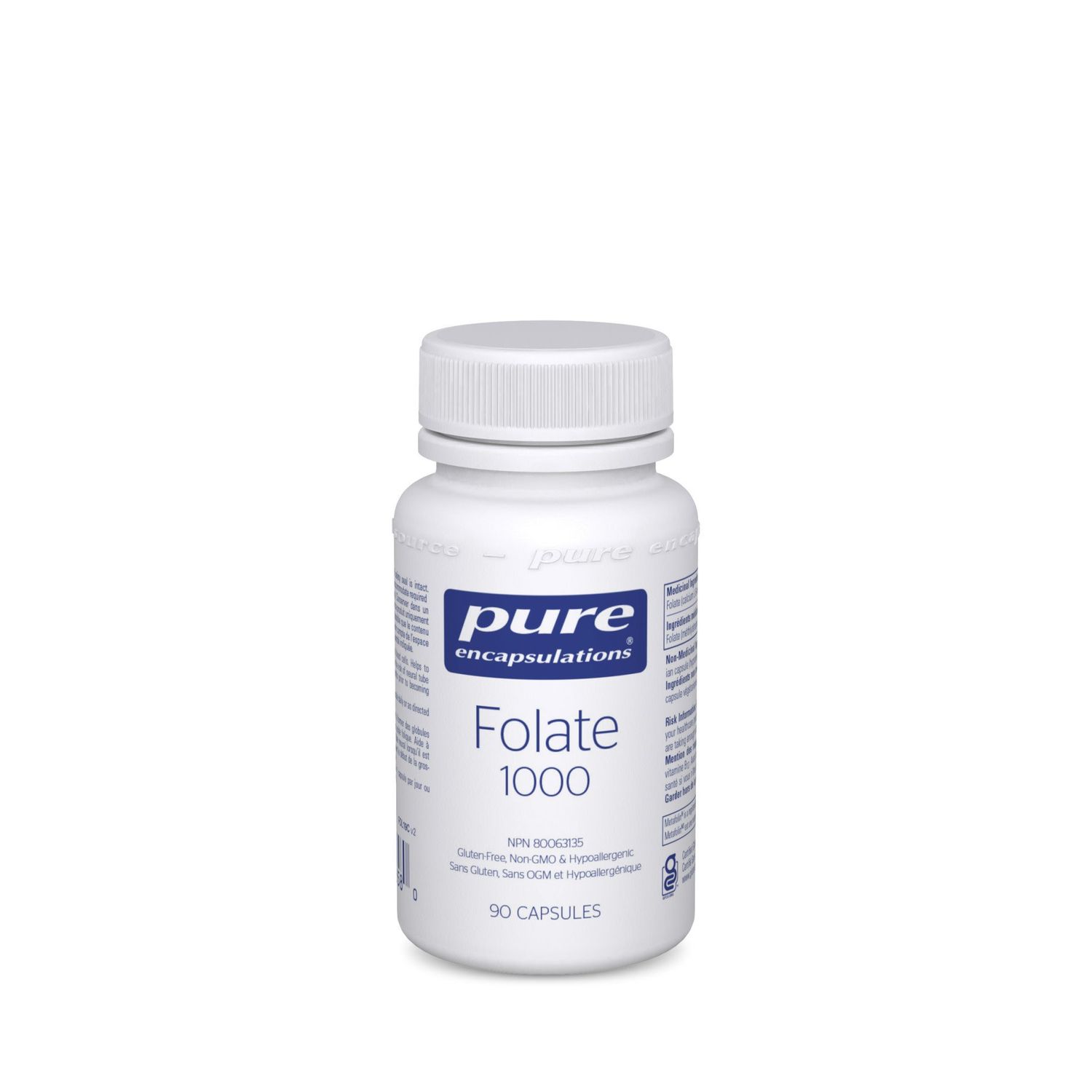 PURE ENCAPSULATIONS FOLATE 1000 90 CAPS