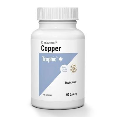 TROPHIC COPPER CHELAZOME 2MG 90 CAPLETS