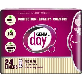 GENIAL DAY COTTON LINERS 24CT