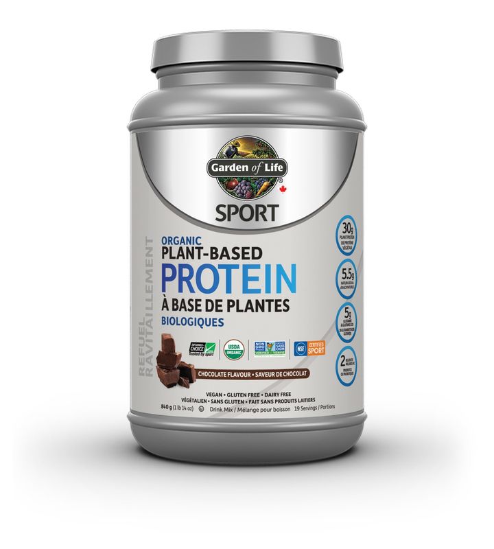 GARDEN OF LIFE SPORT ORGANIC PLANT BASED PROTEIN CHOCOLATE 840g
