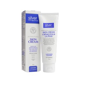 SILVER BIOTICS ANTIMICROBIAL SKIN CREAM - LAVENDER 96G