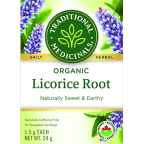 TRADITIONAL MEDICINALS LICORICE ROOT TEA 16 BAGS