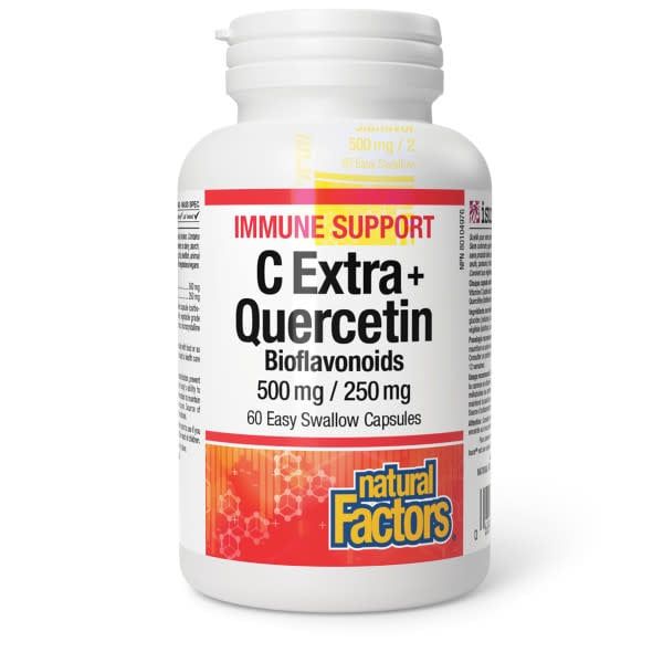 NATURAL FACTORS C EXTRA+ QUERCETIN 500MG/250 MG BIOFLAV 60VCAPS
