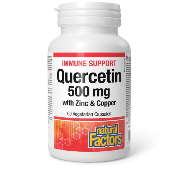 NATURAL FACTORS QUERCETIN 500MG 60 CAPS