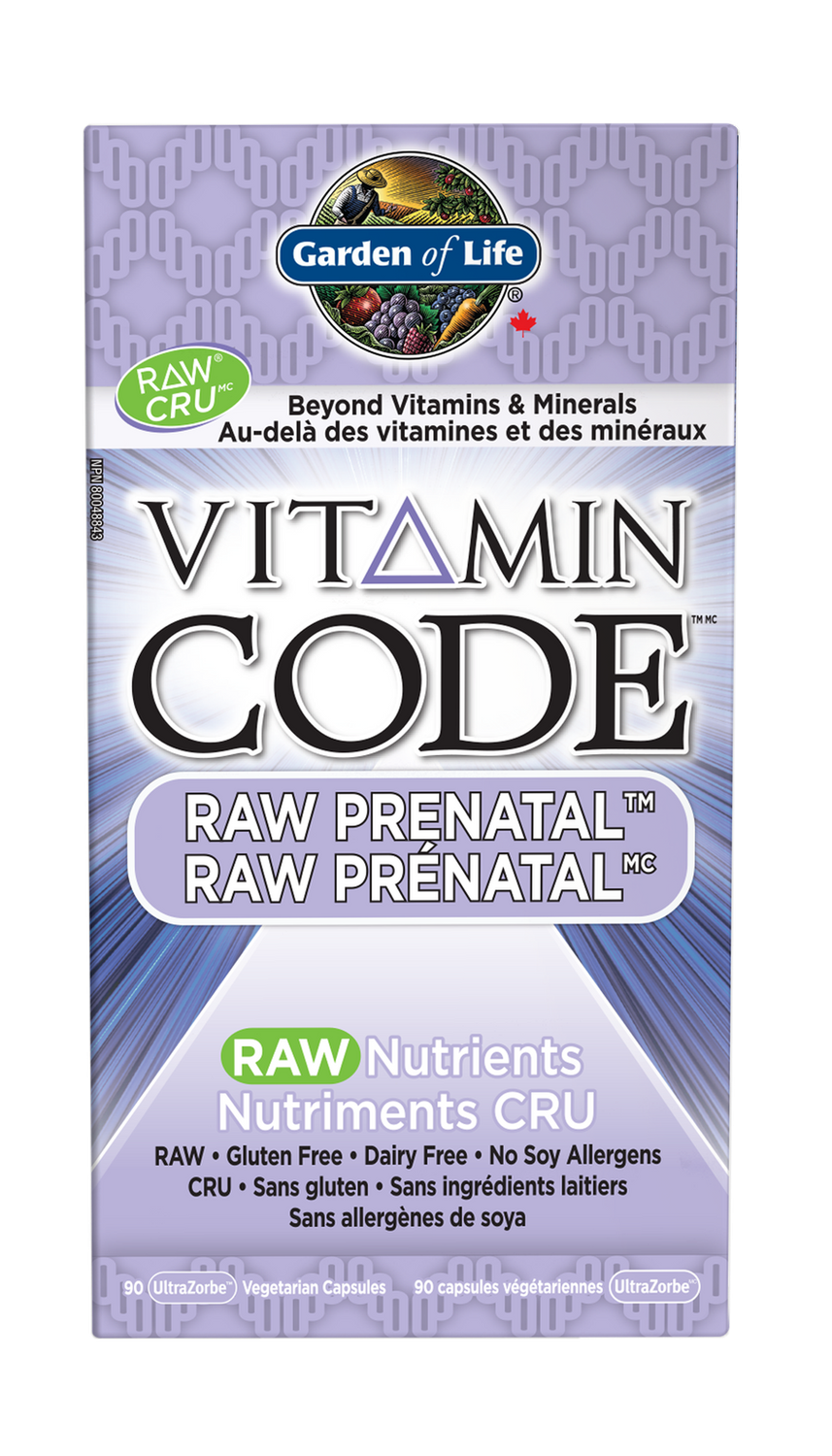 GARDEN OF LIFE RAW PRENATAL 90 VCAPS