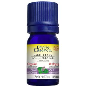 DIVINE ESSENCE CLARY SAGE (ORGANIC) 5ML