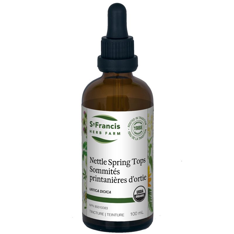 ST FRANCIS NETTLE SPRING TOPS (STINGING NETTLE) TINCTURE 100ML