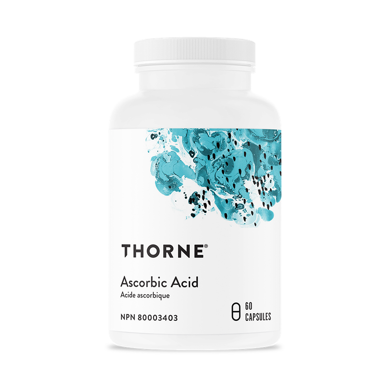 THORNE ASCORBIC ACID ONE GRAM 60 VEGICAPS