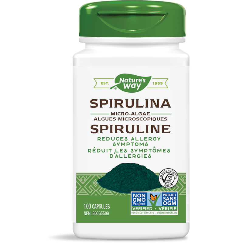 NATURE'S WAY SPIRULINA 100 CAPS