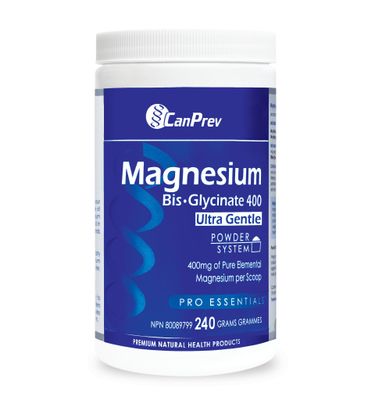 CANPREV MAGNESIUM BIS GLYCINATE 400 ULTRA GENTLE POWDER 240G CANPREV MAGNESIUM BIS GLYCINATE 400 ULTRA GENTLE POWDER 240G