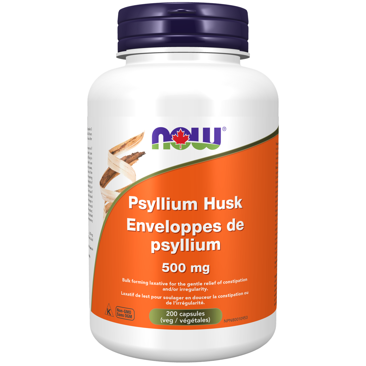 NOW PSYLLIUM HUSK 500MG 500 CAPS
