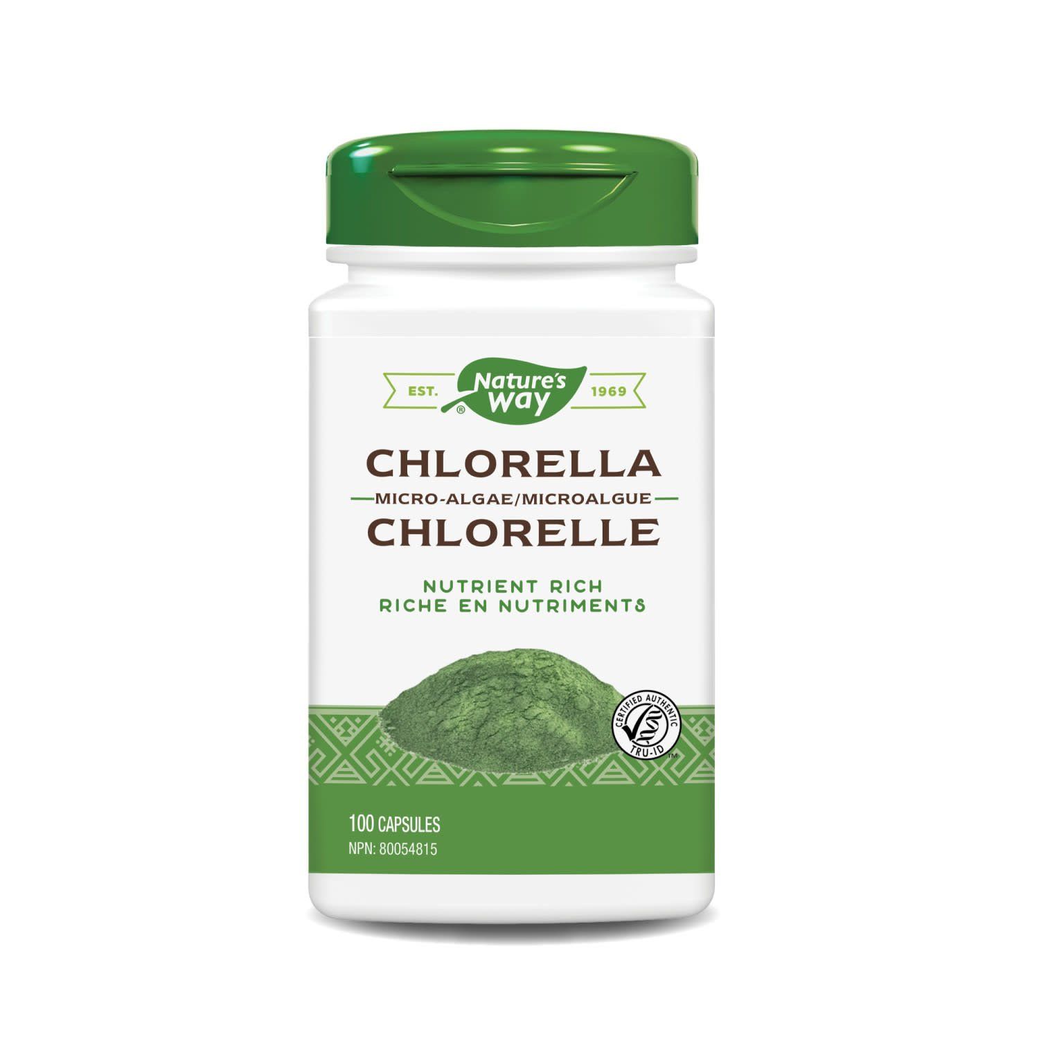 NATURE'S WAY CHLORELLA 100 CAPS