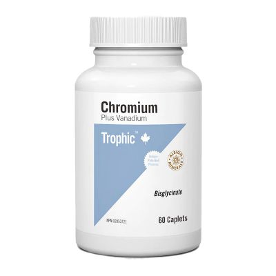 TROPHIC CHROMIUM &amp; VANADIUM 60 CAPLETS