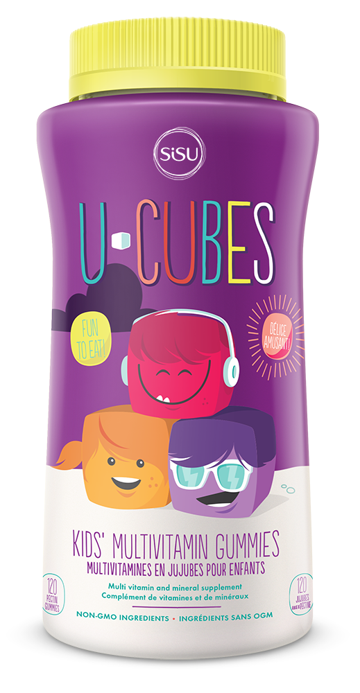 SISU U CUBES MULTIVITAMINS GUMMIES 120 GUMMIES