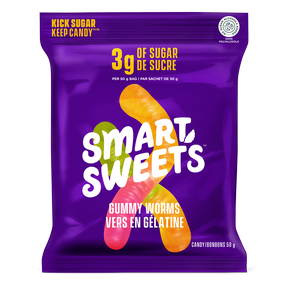 SMART SWEETS GUMMY WORMS 50G