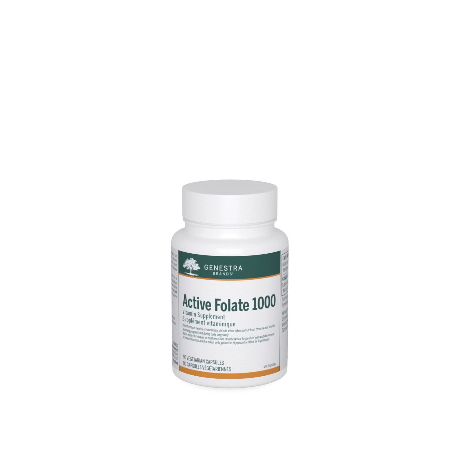 GENESTRA ACTIVE FOLATE 1000 90 VEGICAPS