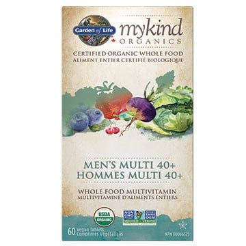 GARDEN OF LIFE MYKIND ORGANICS MULTIVITAMIN MEN'S MULTI 40+ 60VT