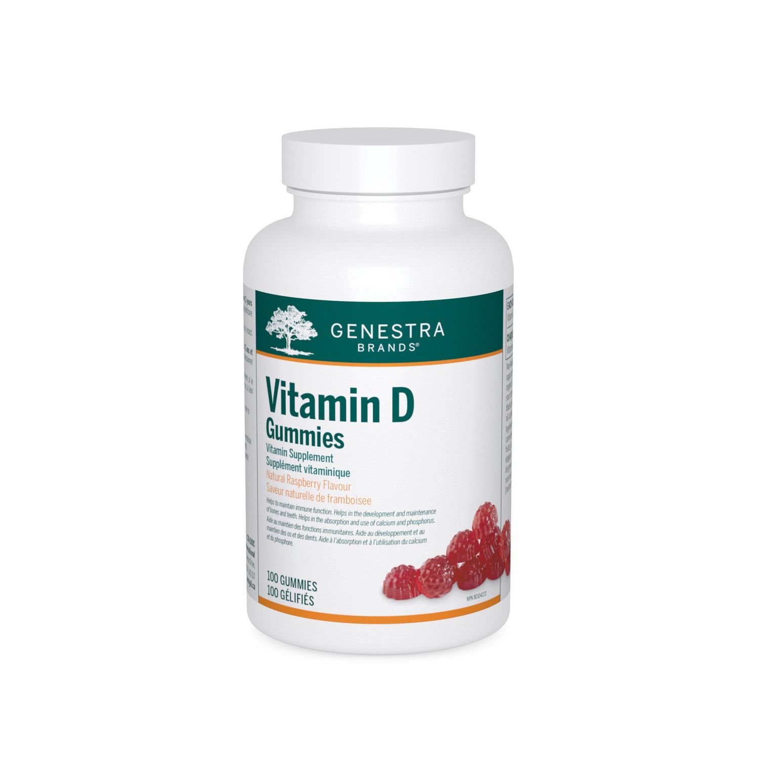GENESTRA VITAMIN D (1000IU) 100 GUMMIES