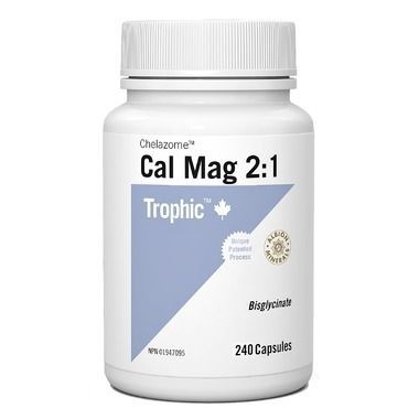 TROPHIC CAL MAG 2:1 CHELAZOME 240 CAPS