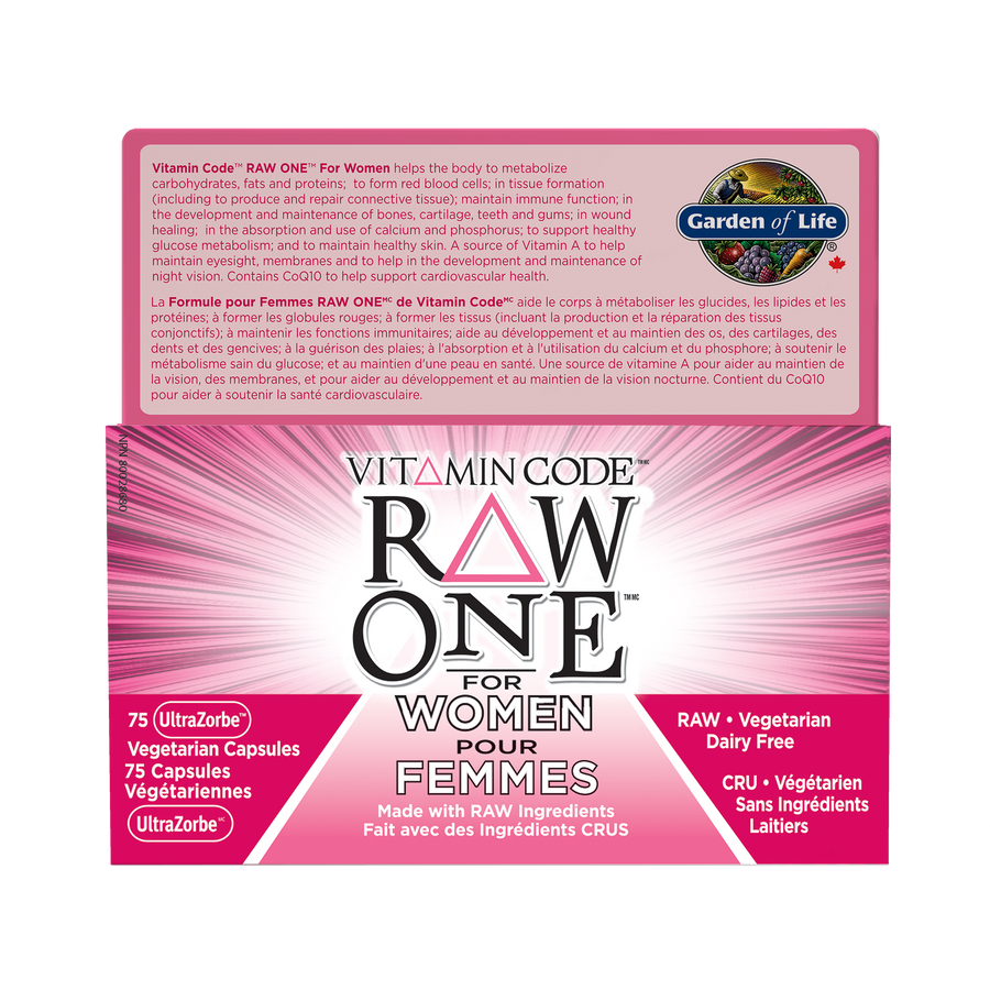GARDEN OF LIFE RAW ONE FOR WOMEN 75 VCAPS