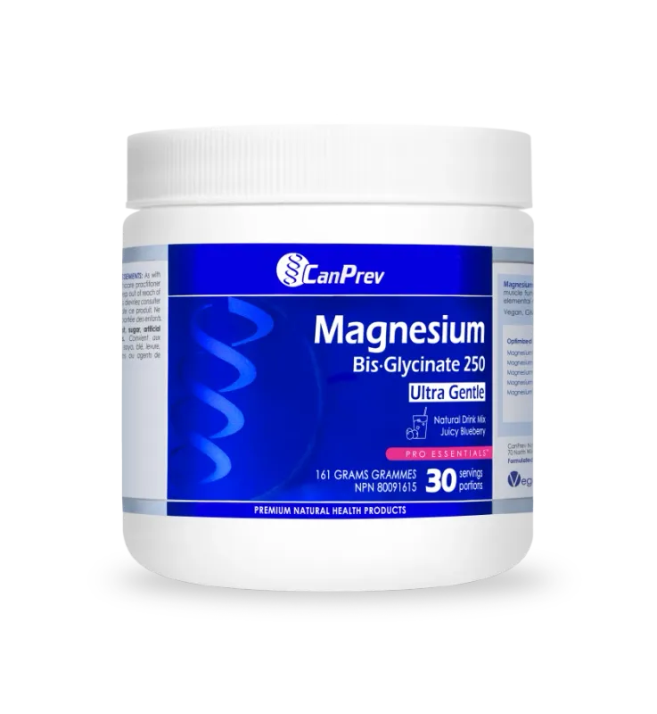 CANPREV MAGNESIUM BIS-GLYCINATE DRINK MIX - JUICY BLUEBERRY 161G