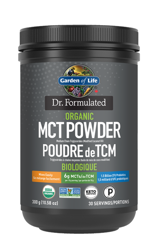 GARDEN OF LIFE DR. FORMULATED ORGANIC MCT POWDER 300G