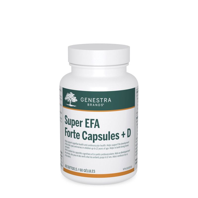 GENESTRA SUPER EFA FORTE CAPSULES + D 60 SOFTGELS