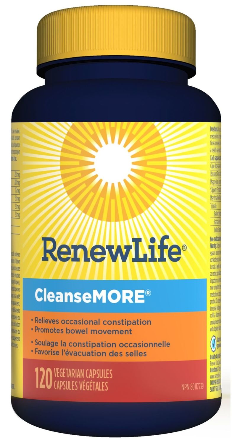 RENEWLIFE CLEANSEMORE (FORMERLY ADVANCED NATURALS COLON THERAPY) 120  CAPSULES