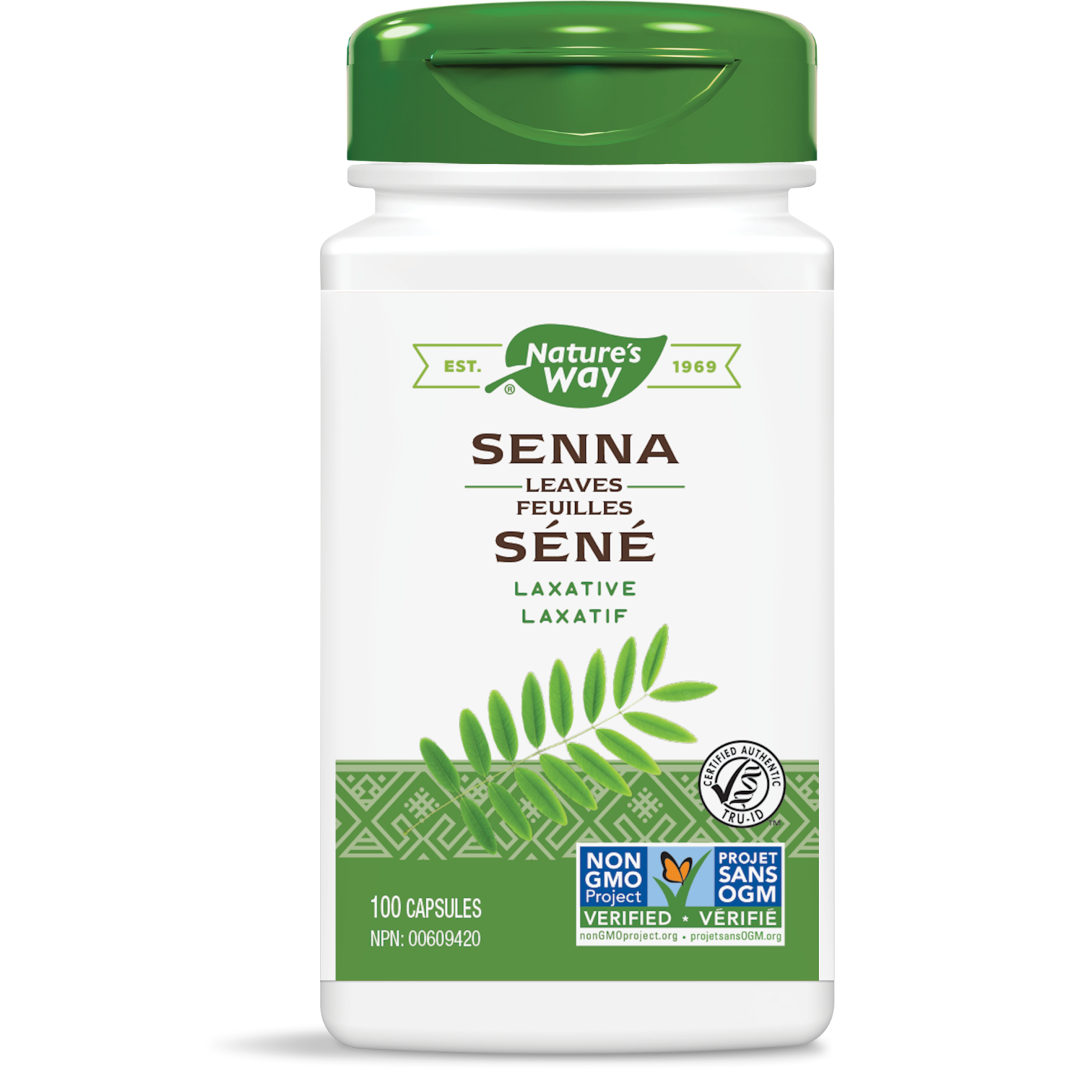 NATURE'S WAY SENNA LEAVES (450MG) 100 CAPS