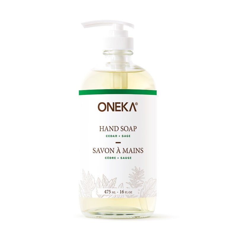 ONEKA CEDAR &amp; SAGE HAND SOAP 475ML