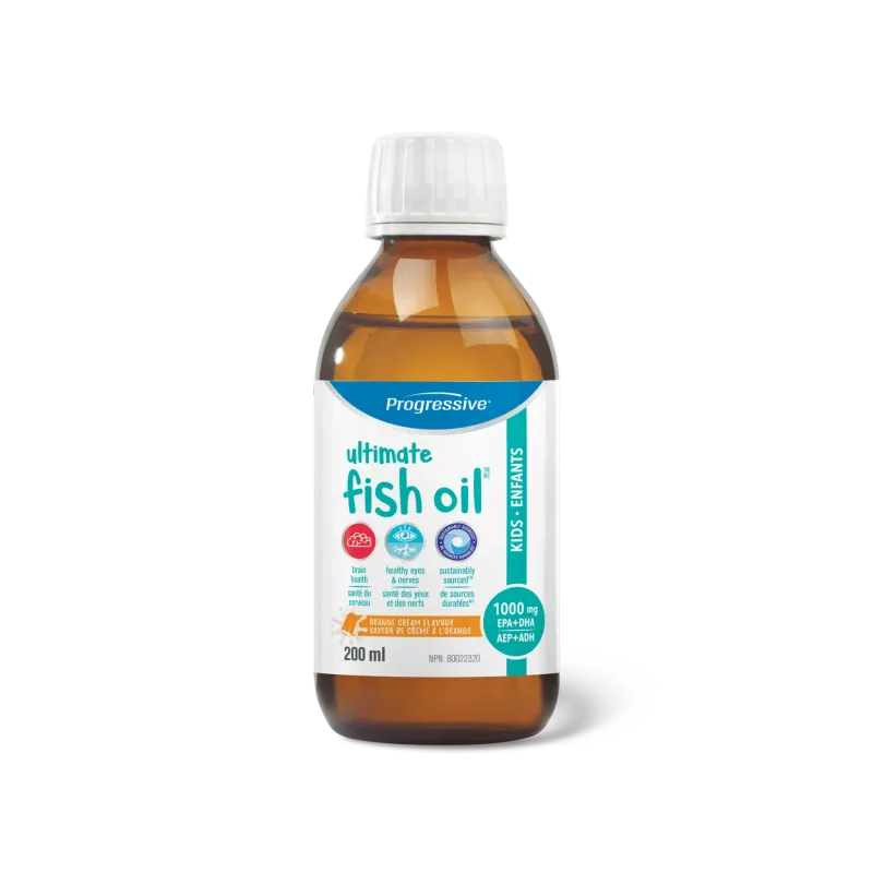 PROGRESSIVE ULTIMATE FISH OIL FOR KIDS LIQUID (ORANGE) 200ML