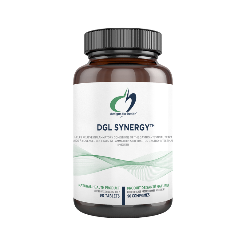 DESIGNS FOR HEALTH DGL SYNERGY 90 CHEWABLE TABLETS