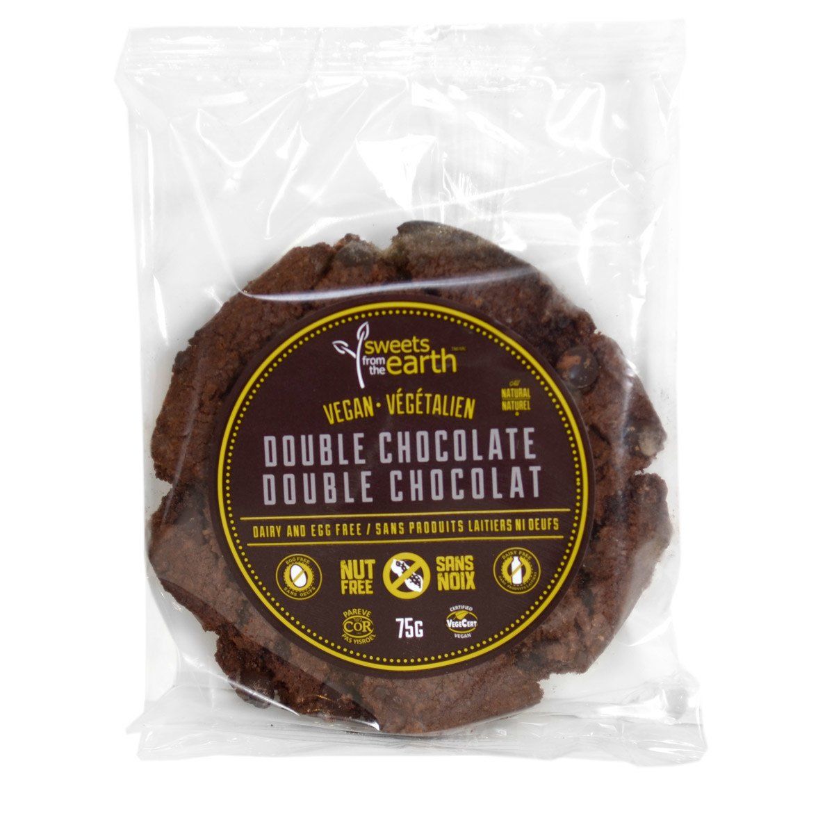 SWEETS FROM THE EARTH DOUBLE CHOCOLATE COOKIE 75G (GLUTEN FREE)