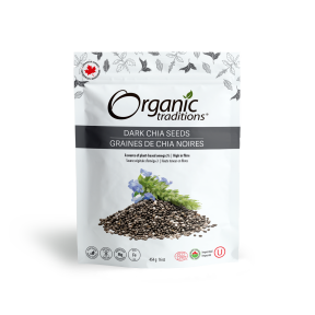 ORGANIC TRADITIONS DARK WHOLE CHIA SEEDS 454G