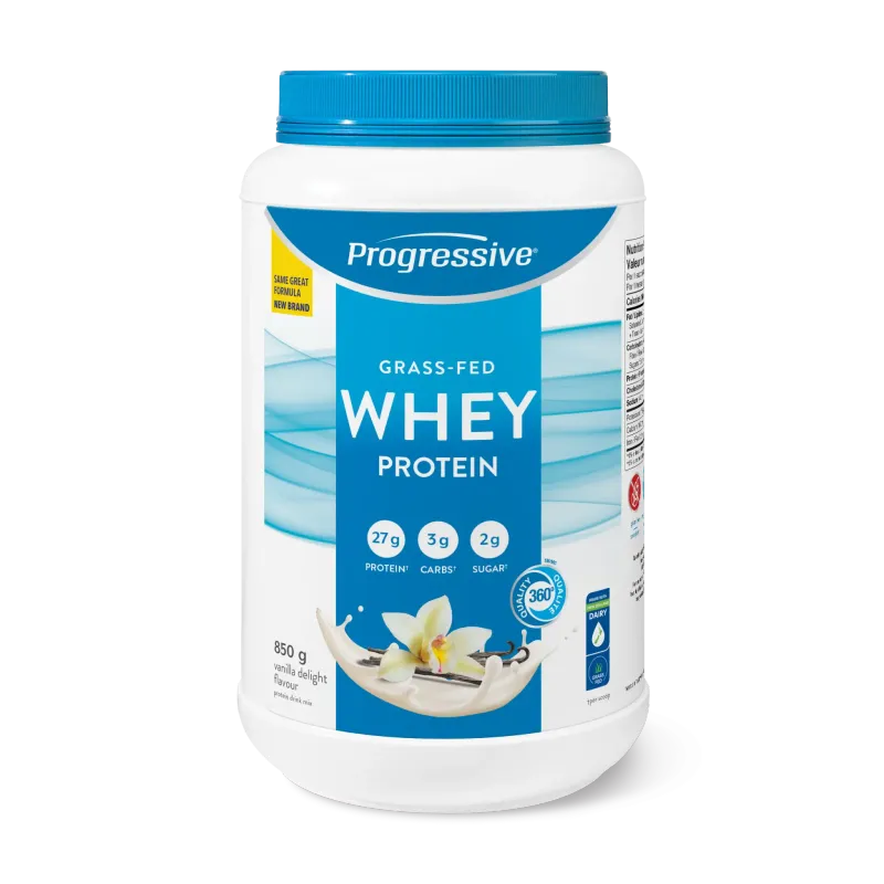 PROGRESSIVE GRASS FED WHEY PROTEIN VANILLA  850G