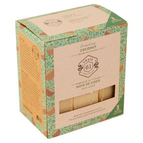CRATE 61 ORGANICS COCONUT SOAP 3PK