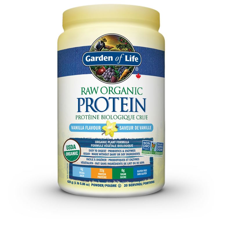 GARDEN OF LIFE RAW ORGANIC PROTEIN VANILLA 620G