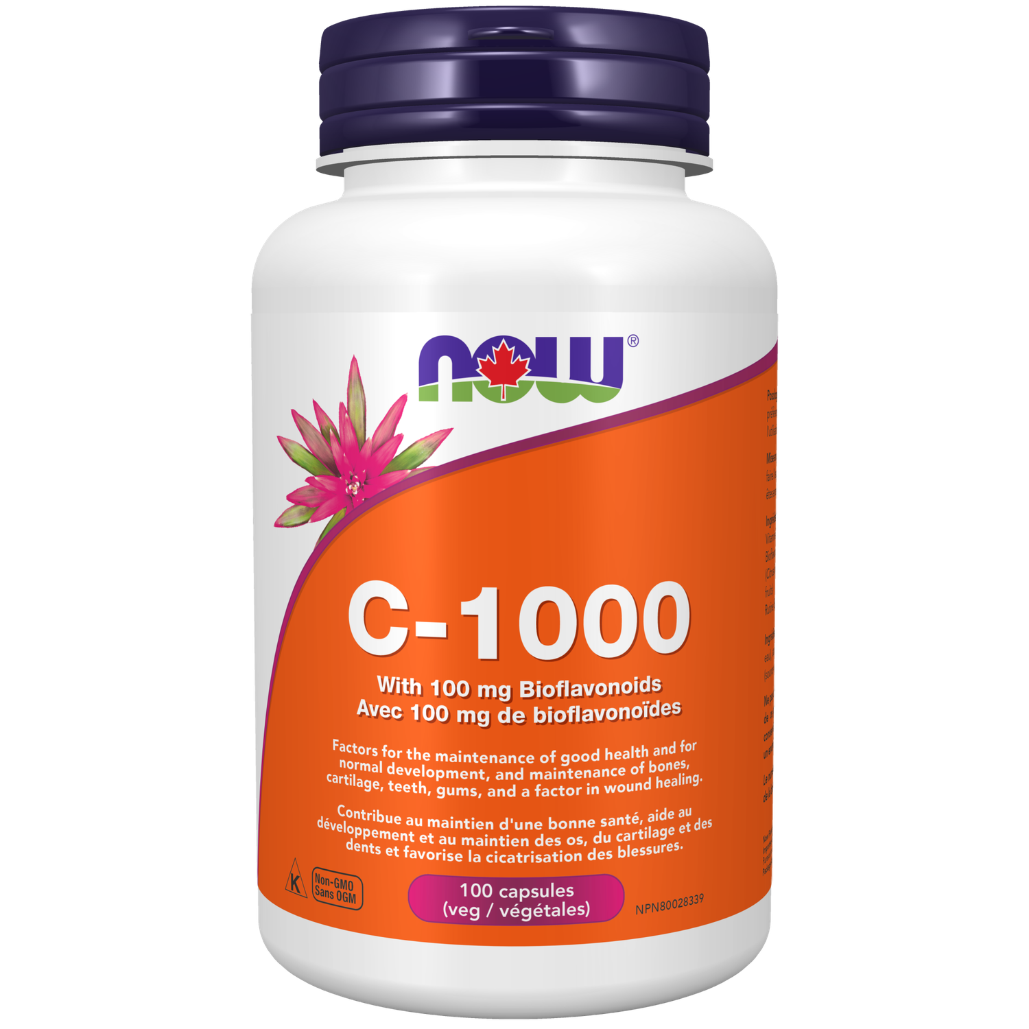 NOW C-1,000 WITH 100 MG BIOFLAVONOIDS 100 VEG CAPS