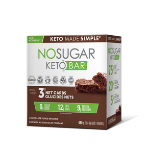 NO SUGAR KETO BAR CHOC FUDGE BROWNIE 40 G