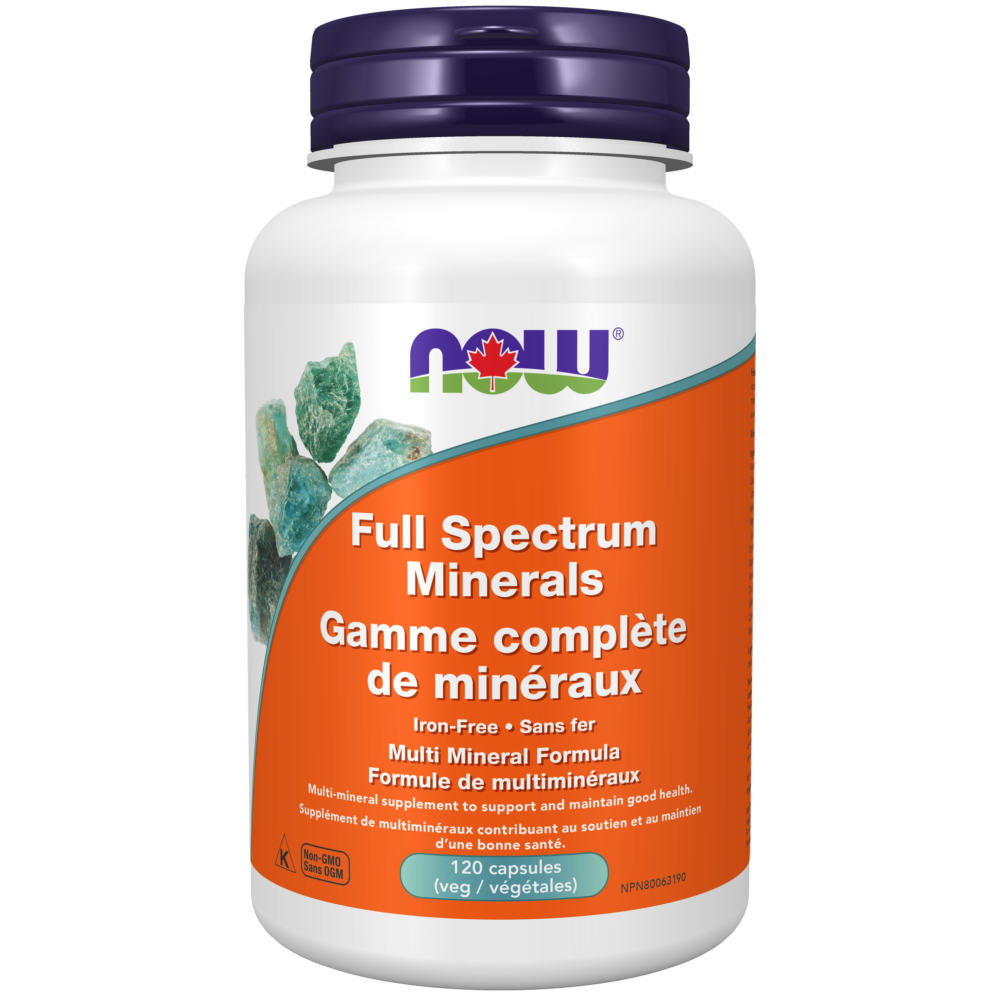 NOW FULL SPECTRUM MINERAL 120vcaps