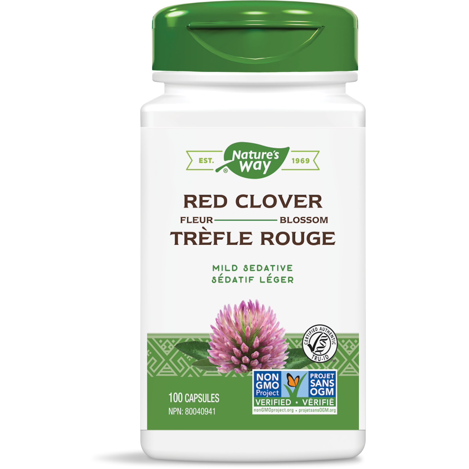 NATURE'S WAY RED CLOVER BLOSSOMS 100 CAPS