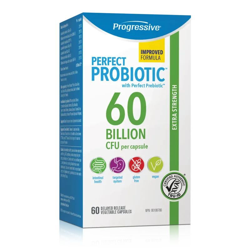 PROGRESSIVE PERFECT PROBIOTIC 60 BILLION 60 CAPS
