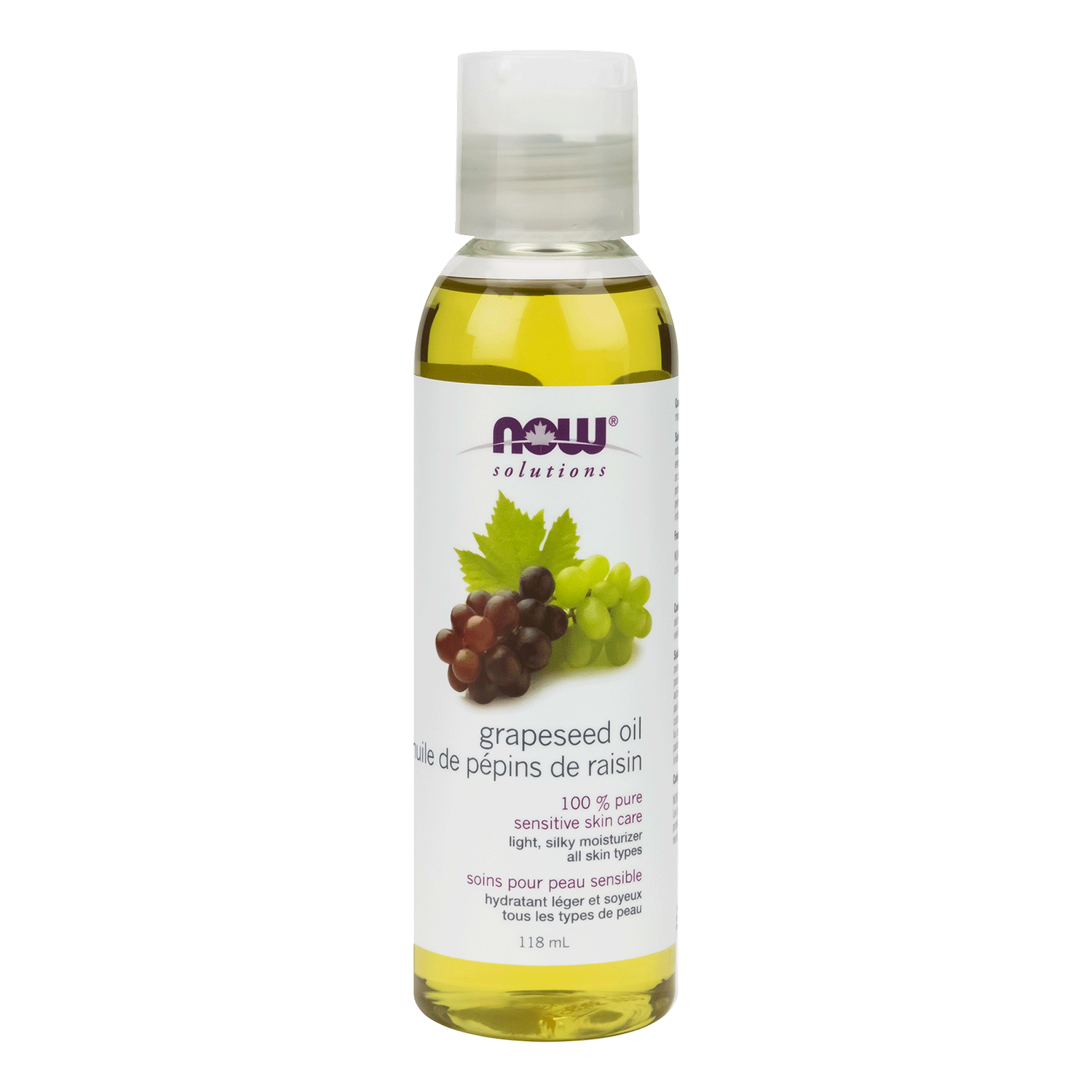NOW GRAPESEED OIL (PURE) 118ML