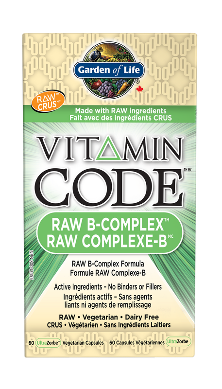 GARDEN OF LIFE RAW B COMPLEX 60 VCAPS
