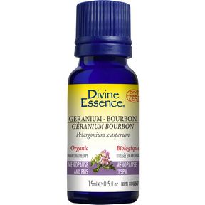 DIVINE ESSENCE ORGANIC GERANIUM BOURBON 15ML