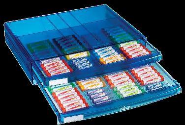 BOIRON 2 DRAWERS STORAGE (44 MULTI-DOSE TUBES PER DRAWER)