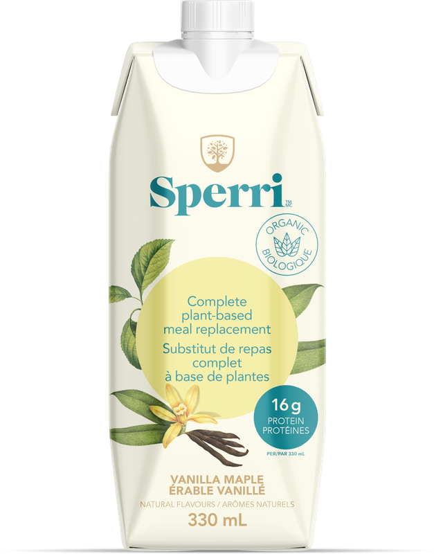 SPERRI VANILLA MAPLE ORGANIC MEAL REPLACEMENT 330ML