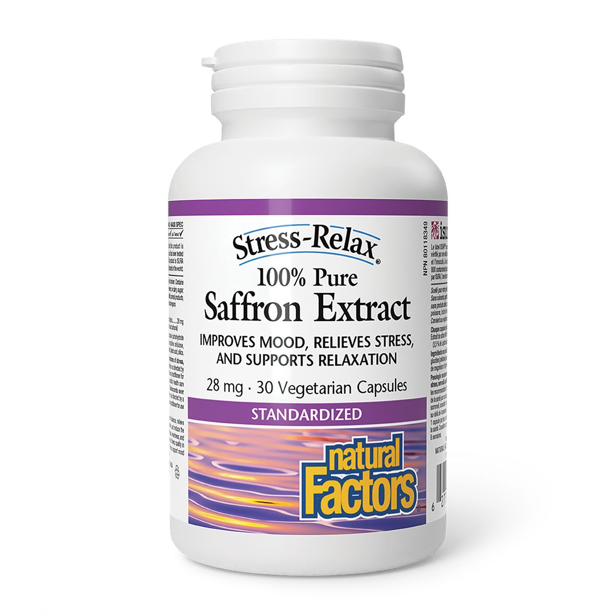 NATURAL FACTORS STRESS RELAX SAFFRON EXTRACT 28MG 30 VCAP