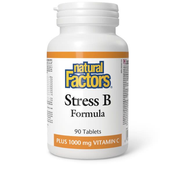 NATURAL FACTORS STRESS B FORMULA (PLUS 1000MG VIT C) 90 TABS