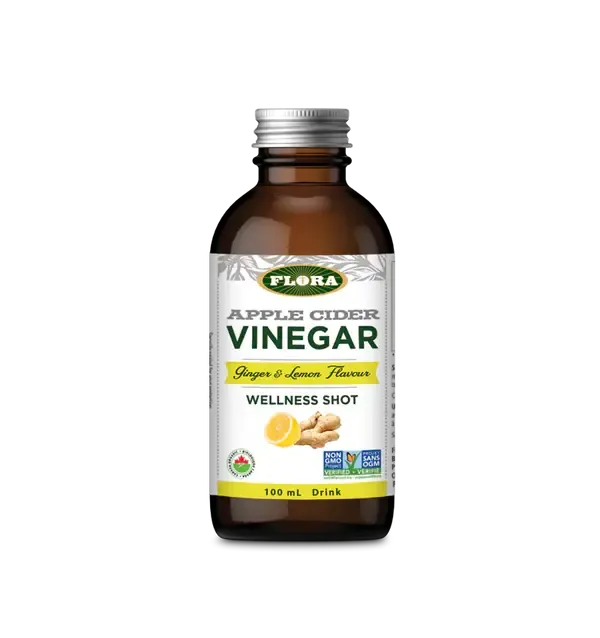 FLORA APPLE CIDER SHOT - GINGER &amp; LEMON 100ML
